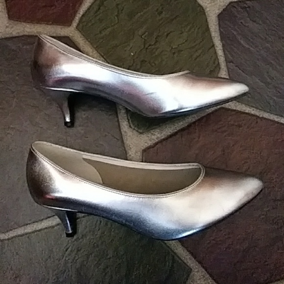 silver going out shoes